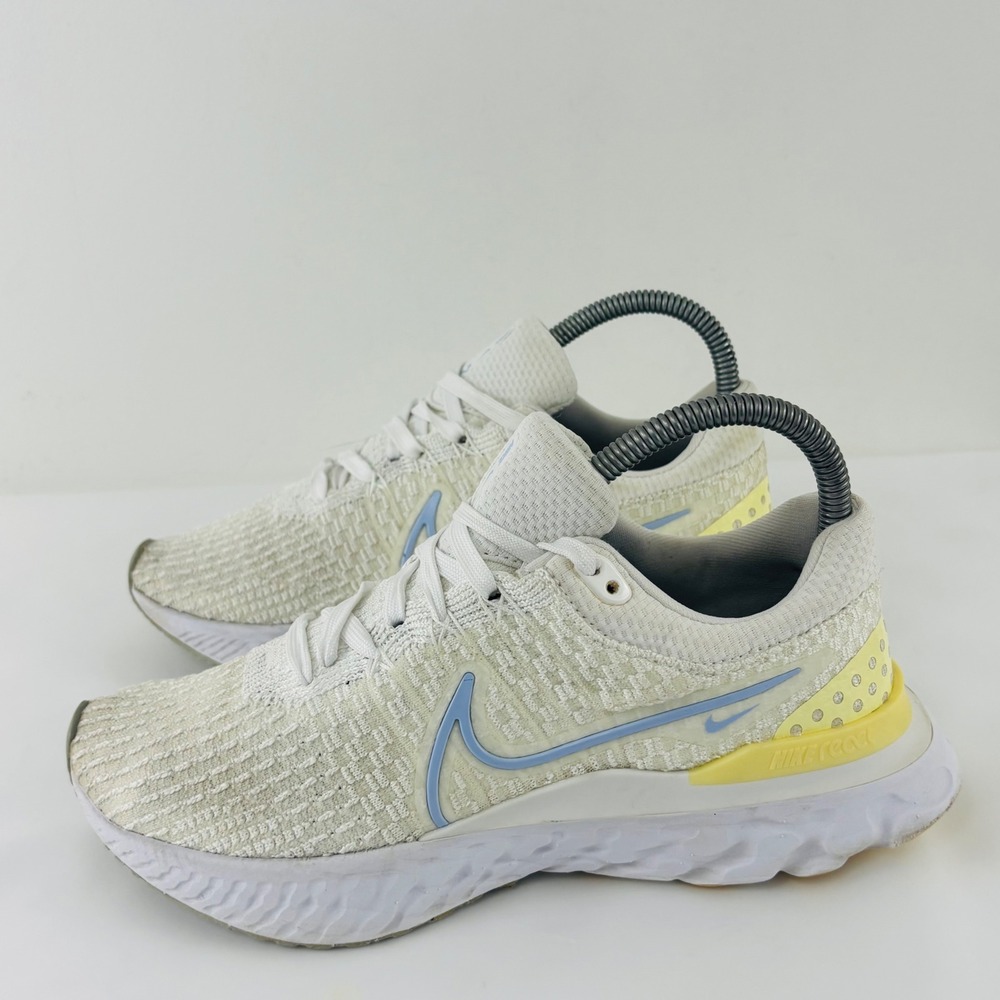 Nike React Infinity Run Flyknit 3 'White Light Marine' DD3024-100 Women's Sz 7.5